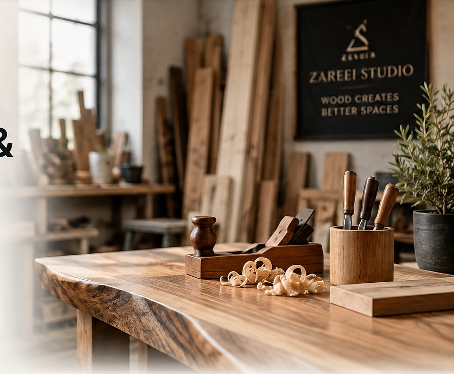ZAREEI STUDIO woodworking and wooden products